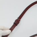 LOEWE Shoulder Bag Leather Silver Auth bs24622-8