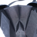 BVLGARI Shoulder Bag Suede Navy Silver Auth bs24625-18