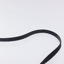 BVLGARI Shoulder Bag Suede Navy Silver Auth bs24625-8