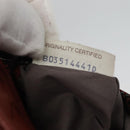 BOTTEGA VENETA INTRECCIATO Clutch Bag Leather Brown Auth bs24626-12