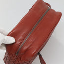BOTTEGA VENETA INTRECCIATO Clutch Bag Leather Brown Auth bs24626-6