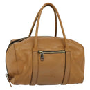 Chloe Shoulder Bag Leather Brown Gold Auth bs24630-1