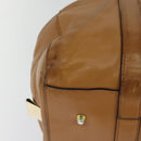 Chloe Shoulder Bag Leather Brown Gold Auth bs24630-9