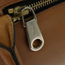 Chloe Shoulder Bag Leather Brown Gold Auth bs24630-17