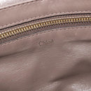 Chloe Shoulder Bag Leather Brown Gold Auth bs24630-18
