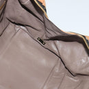 Chloe Shoulder Bag Leather Brown Gold Auth bs24630-19