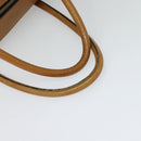 Chloe Shoulder Bag Leather Brown Gold Auth bs24630-7