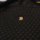 BALLY Shoulder Bag Leather Brown Gold Auth bs24637-17