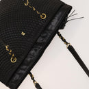 BALLY Shoulder Bag Leather Brown Gold Auth bs24637-6