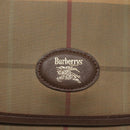 Burberrys Nova Check Clutch Bag Canvas Beige Auth bs24640-8