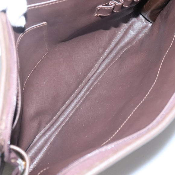 Burberrys Nova Check Clutch Bag Canvas Beige Auth bs24640