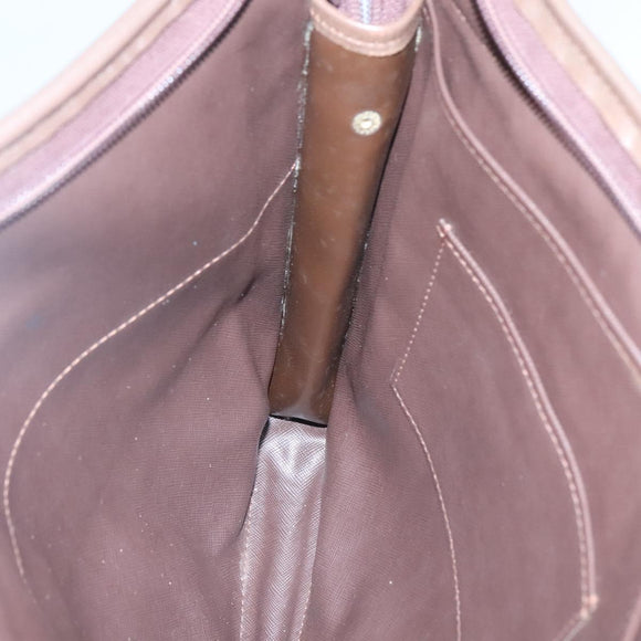 Burberrys Nova Check Clutch Bag Canvas Beige Auth bs24640