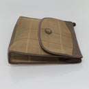 Burberrys Nova Check Clutch Bag Canvas Beige Auth bs24640-4