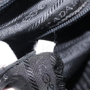 PRADA Hand Bag Nylon Black Silver Auth bs24646-12