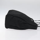 PRADA Hand Bag Nylon Black Silver Auth bs24646-3