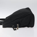 PRADA Hand Bag Nylon Black Silver Auth bs24646-4