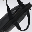 PRADA Hand Bag Nylon Black Silver Auth bs24646-6