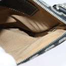 Coach Signature Shoulder Bag Canvas Black Silver Auth bs24655-17