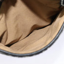 Coach Signature Shoulder Bag Canvas Black Silver Auth bs24655-11