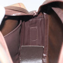 Burberrys Nova Check Shoulder Bag Canvas Beige Gold Auth bs24660-19