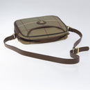 Burberrys Nova Check Shoulder Bag Canvas Beige Gold Auth bs24660-7