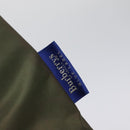 Burberrys Blue Label Hand Bag Nylon Khaki Auth bs24661-17