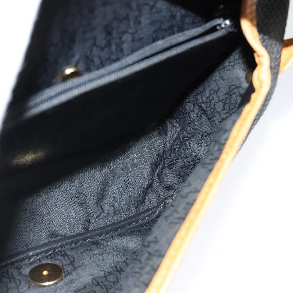 SAINT LAURENT Shoulder Bag PVC Black Auth bs24667