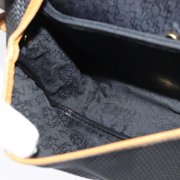 SAINT LAURENT Shoulder Bag PVC Black Auth bs24667