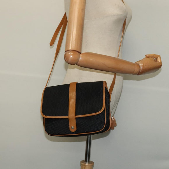 SAINT LAURENT Shoulder Bag PVC Black Auth bs24667