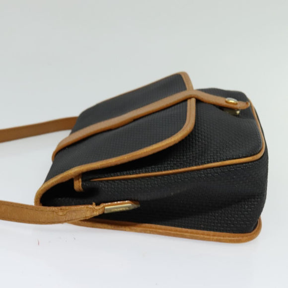 SAINT LAURENT Shoulder Bag PVC Black Auth bs24667