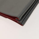 FENDI Hand Bag Leather 2way Gray Silver Auth bs24671-17