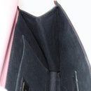 FENDI Hand Bag Leather 2way Gray Silver Auth bs24671-20