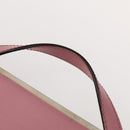 FENDI Hand Bag Leather 2way Gray Silver Auth bs24671-14