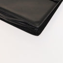 Gianni Versace Business Bag Leather Black Auth bs24674-9