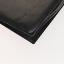 Gianni Versace Business Bag Leather Black Auth bs24674-16