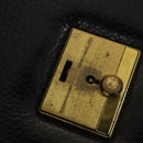 Gianni Versace Business Bag Leather Black Auth bs24674-11