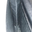 Gianni Versace Business Bag Leather Black Auth bs24674-21