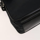 Gianni Versace Hand Bag Canvas 2way Black Silver Auth bs24675-15