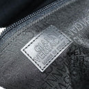 Gianni Versace Hand Bag Canvas 2way Black Silver Auth bs24675-21