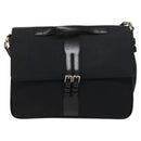 Gianni Versace Hand Bag Canvas 2way Black Silver Auth bs24675-13