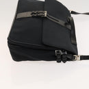 Gianni Versace Hand Bag Canvas 2way Black Silver Auth bs24675-3