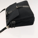 Gianni Versace Hand Bag Canvas 2way Black Silver Auth bs24675-4