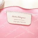 Salvatore Ferragamo Gancini Chain Shoulder Bag Enamel Yellow Silver Auth bs24676-12