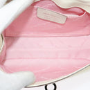 Salvatore Ferragamo Gancini Chain Shoulder Bag Enamel Yellow Silver Auth bs24676-11