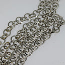 Salvatore Ferragamo Gancini Chain Shoulder Bag Enamel Yellow Silver Auth bs24676-8