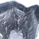 Salvatore Ferragamo Gancini Shoulder Bag Enamel Black Silver Auth bs24679-17