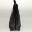 Salvatore Ferragamo Gancini Shoulder Bag Enamel Black Silver Auth bs24679-4