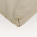 Jimmy Choo Chain Shoulder Bag Leather Gray Silver Auth bs24681-16