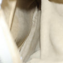 Jimmy Choo Chain Shoulder Bag Leather Gray Silver Auth bs24681-10