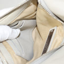 Jimmy Choo Chain Shoulder Bag Leather Gray Silver Auth bs24681-11